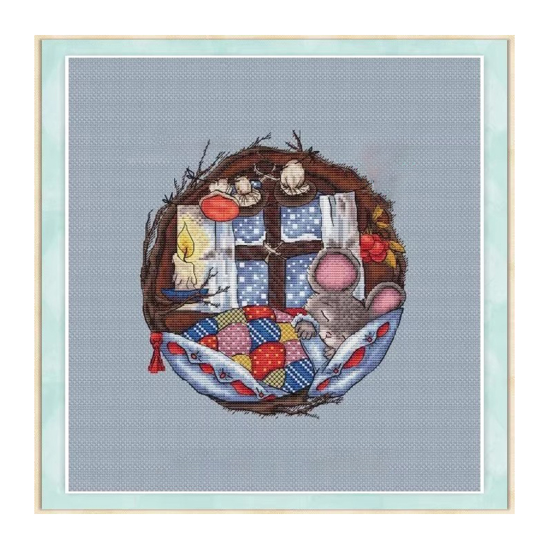 10755 kits de ponto cruz borda - Punch Needle Kit avaliação e preço