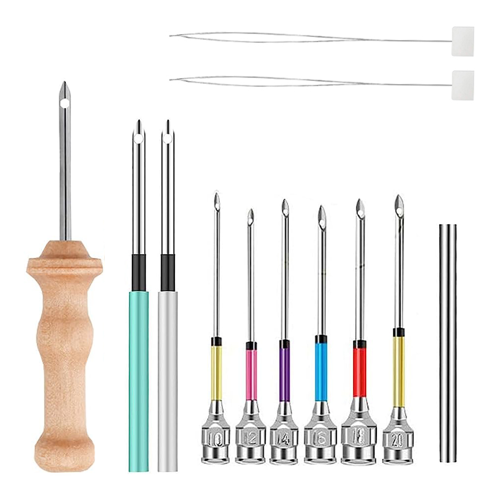 Conjunto De Agulha De Soco De  - Punch Needle Kit avaliação e preço