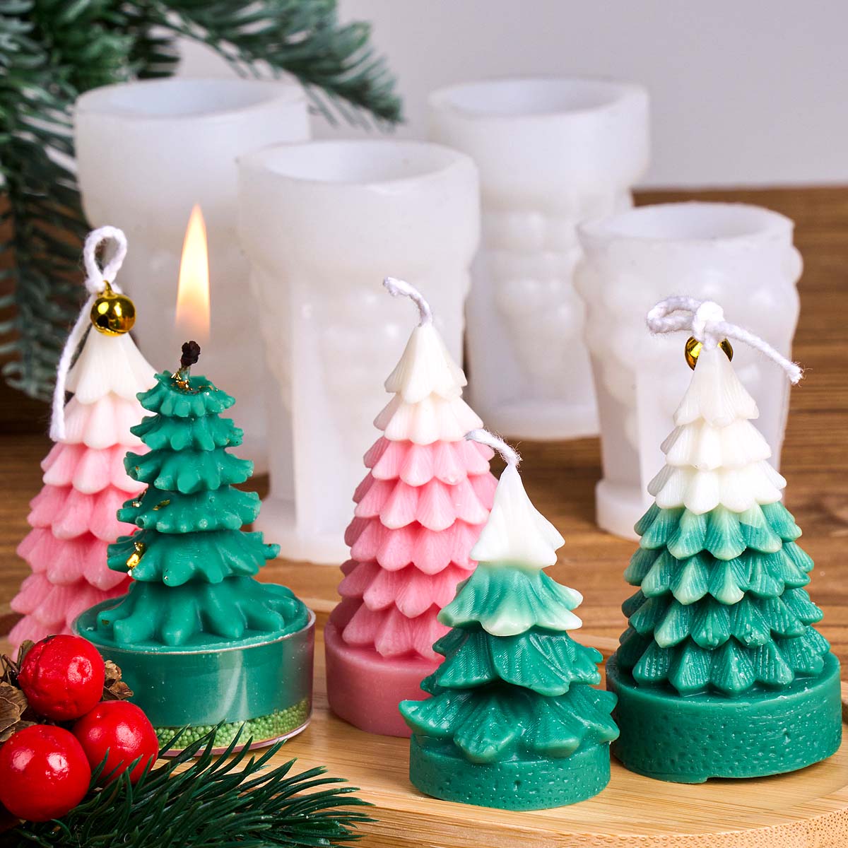 Molde de Silicone 3D para Árvo - Art Craft Show avaliação e preço