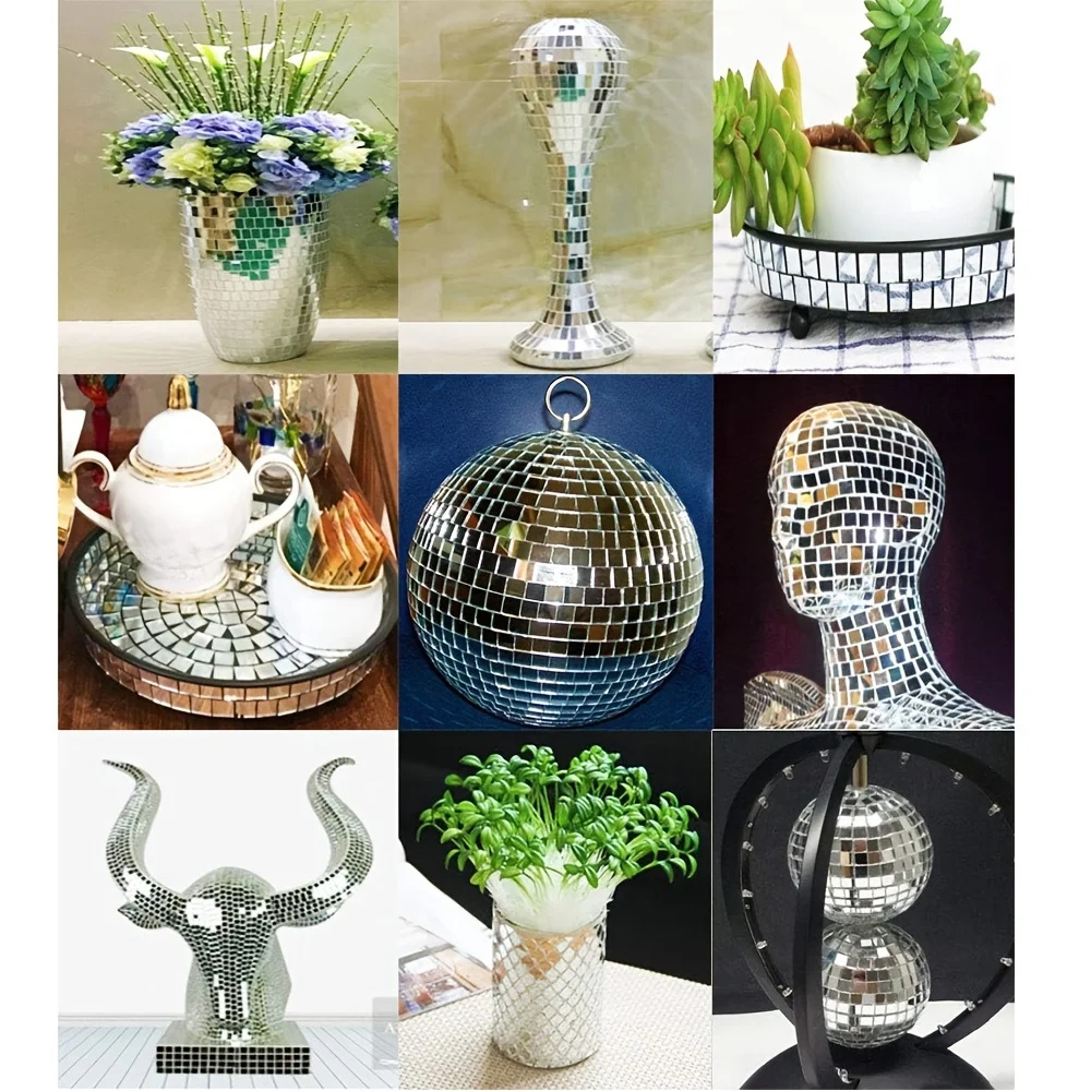 1/5 pçs bola de discoteca espe - Art Craft Mirror avaliação e preço