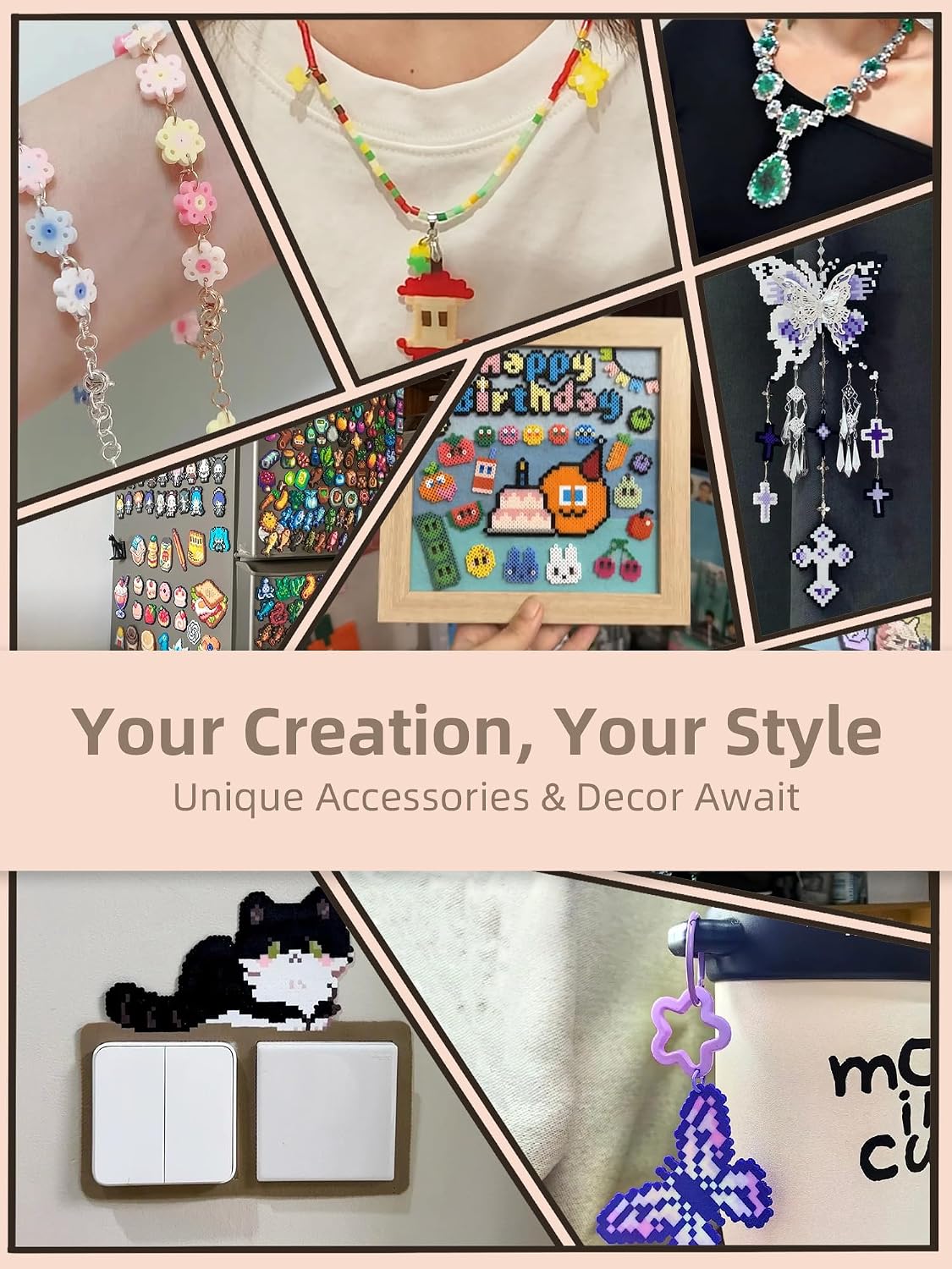 Kit de Miçangas Fusíveis - Fác - Art Craft Room avaliação e preço